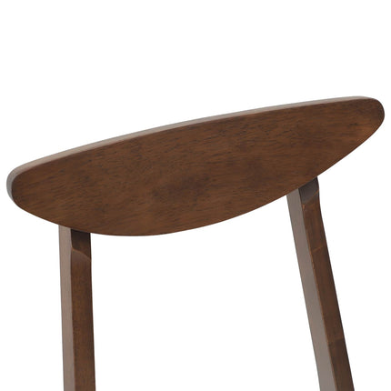 Eettafelstoelen 2 Pcs Bruin 42 X 47.5 X 81 Cm