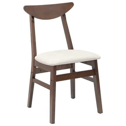 Eettafelstoelen 2 Pcs Bruin 42 X 47.5 X 81 Cm
