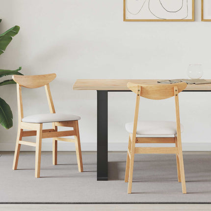 Eettafelstoelen 2 Pcs Bruin 42 X 47.5 X 81 Cm