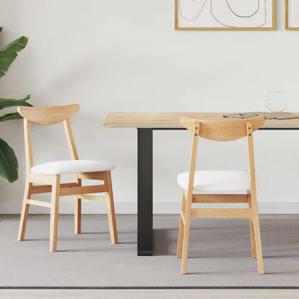 Eettafelstoelen 2 Pcs Bruin 42 X 47.5 X 81 Cm