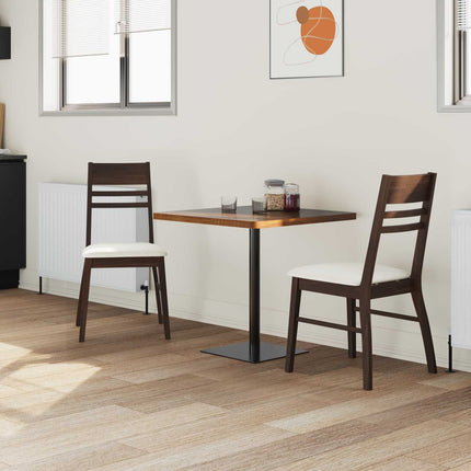 Eettafelstoelen 2 Pcs Bruin 43 X 54 X 89 Cm