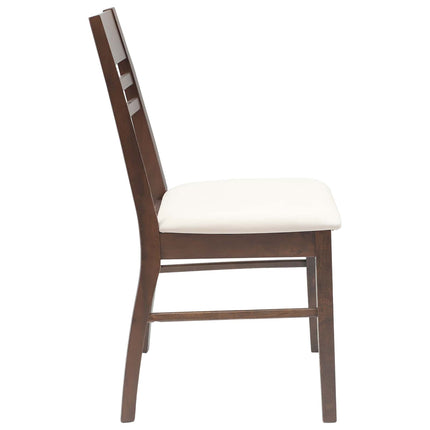 Eettafelstoelen 2 Pcs Bruin 43 X 54 X 89 Cm