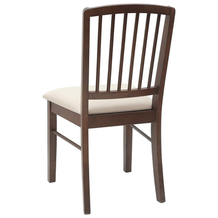 Eettafelstoelen 2 Pcs Bruin 50 X 52,5 X 91 Cm