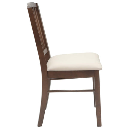 Eettafelstoelen 2 Pcs Bruin 50 X 52,5 X 91 Cm