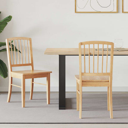 Eettafelstoelen 2 Pcs Bruin 50 X 52,5 X 91 Cm