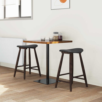 Eettafelstoelen 2 Pcs Licht Bruin 46 X 37 X 63 Cm