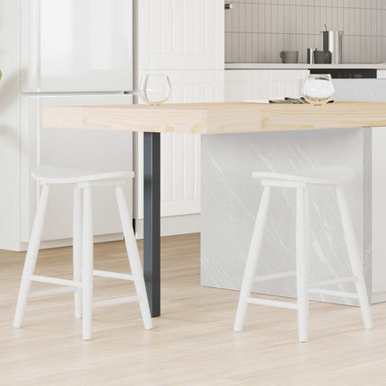 Eettafelstoelen 2 Pcs Licht Bruin 46 X 37 X 63 Cm