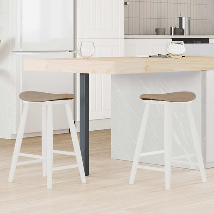 Eettafelstoelen 2 Pcs Licht Bruin 46 X 37 X 63 Cm
