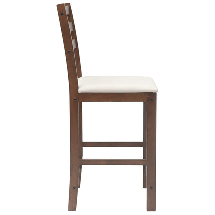 Eettafelstoelen 2 Pcs Bruin 40 X 47,5 X 99,5 Cm