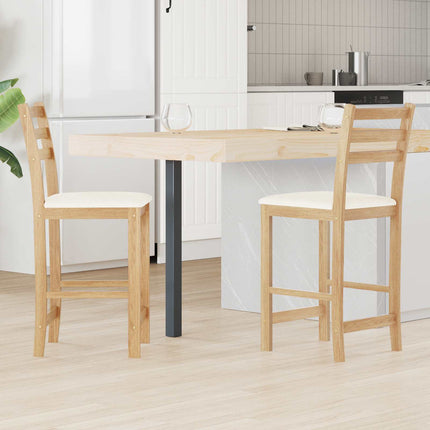 Eettafelstoelen 2 Pcs Bruin 40 X 47,5 X 99,5 Cm