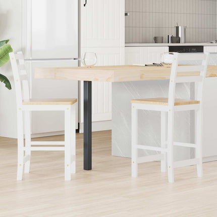 Eettafelstoelen 2 Pcs Bruin 40 X 47,5 X 99,5 Cm