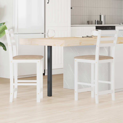 Eettafelstoelen 2 Pcs Bruin 40 X 47,5 X 99,5 Cm