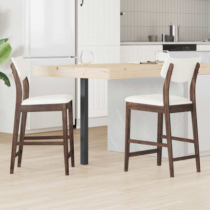 Eettafelstoelen 2 Pcs Bruin 48 X 49 X 95 Cm