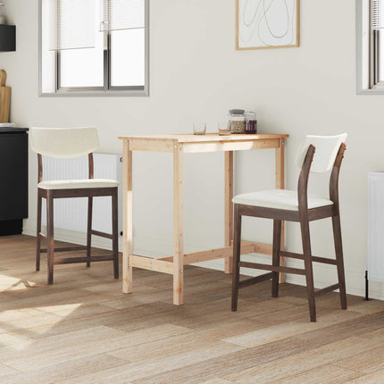 Eettafelstoelen 2 Pcs Bruin 48 X 49 X 95 Cm
