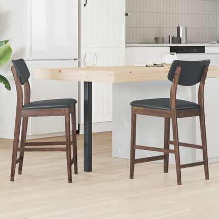 Eettafelstoelen 2 Pcs Bruin 48 X 49 X 95 Cm