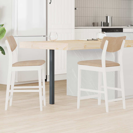 Eettafelstoelen 2 Pcs Bruin 48 X 49 X 95 Cm