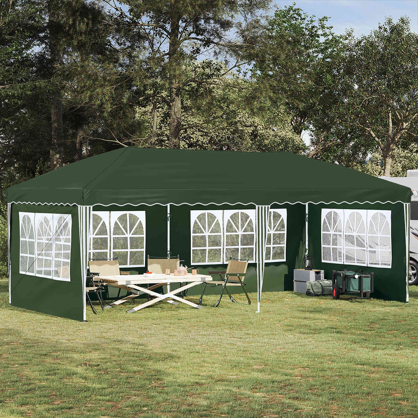 Pop-Up Feesttent 575 X 289 X 245 Cm