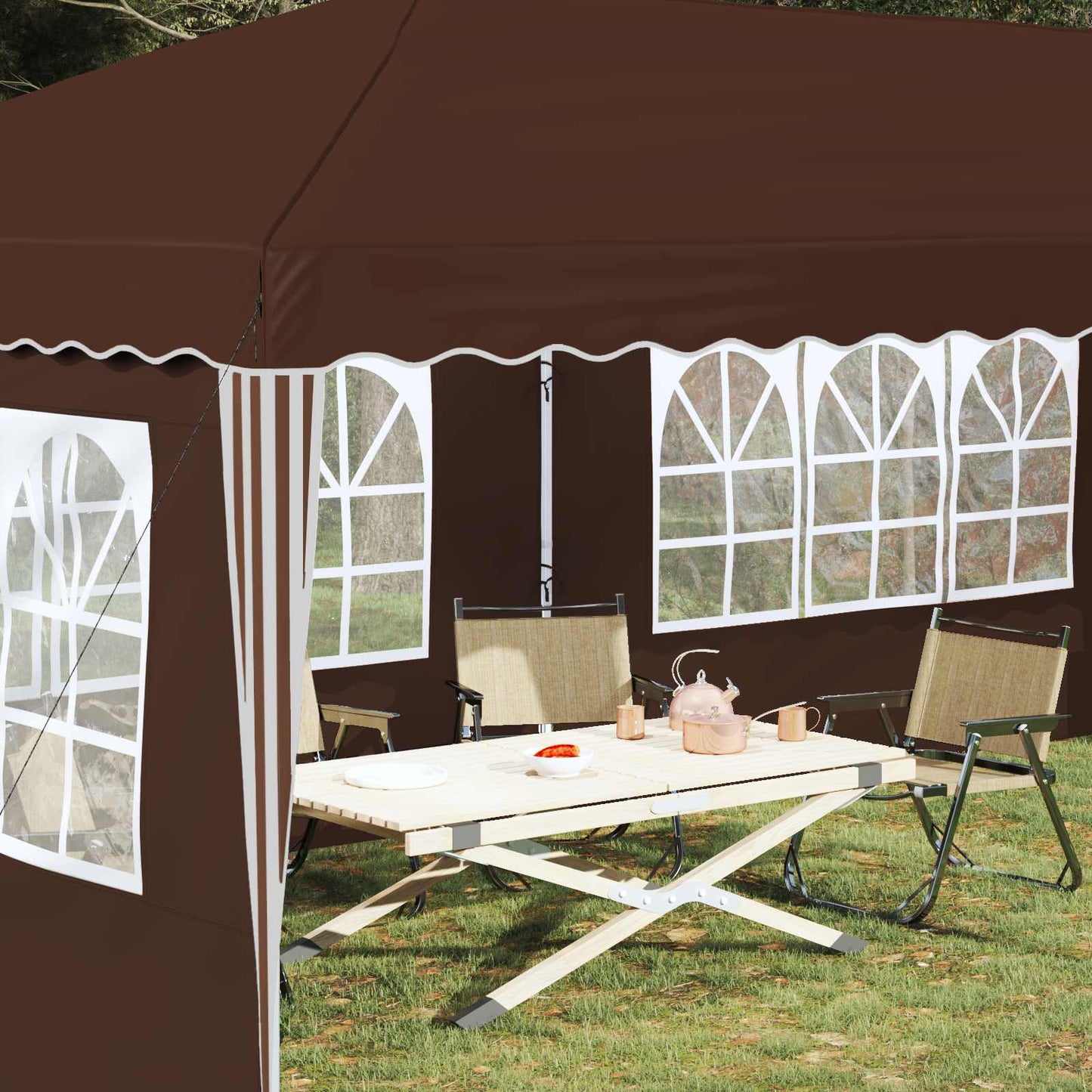Pop-Up Feesttent 575 X 289 X 245 Cm
