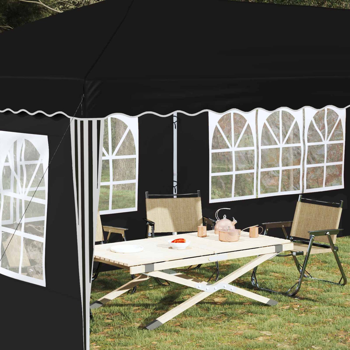 Pop-Up Feesttent 575 X 289 X 245 Cm