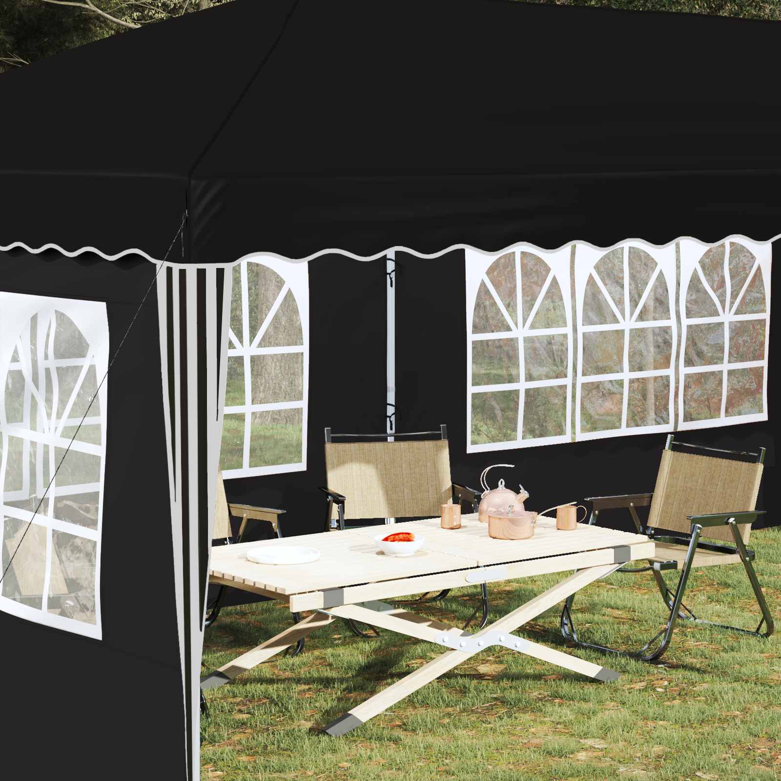 Pop-Up Feesttent 575 X 289 X 245 Cm
