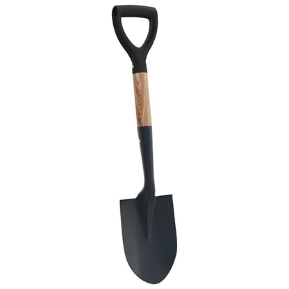 Schep Zwart 68,5 Cm Krachtig Gecoat Staal En Massief Hout
