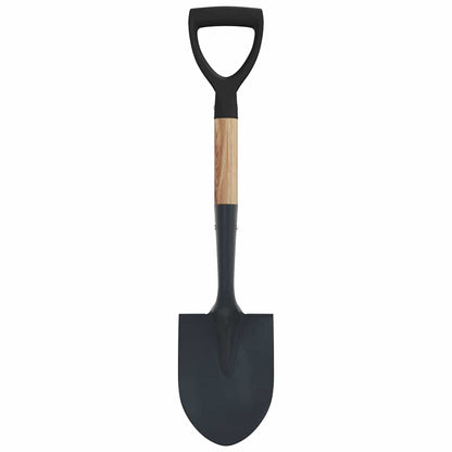 Schep Zwart 68,5 Cm Krachtig Gecoat Staal En Massief Hout