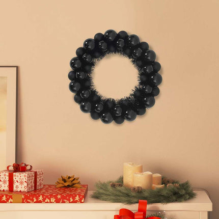 Kerstbal Kransen 2 St 33 X 33 X 7 Cm Polystyreen