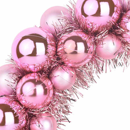 Kerstbal Kransen 2 St 33 X 33 X 7 Cm Polystyreen