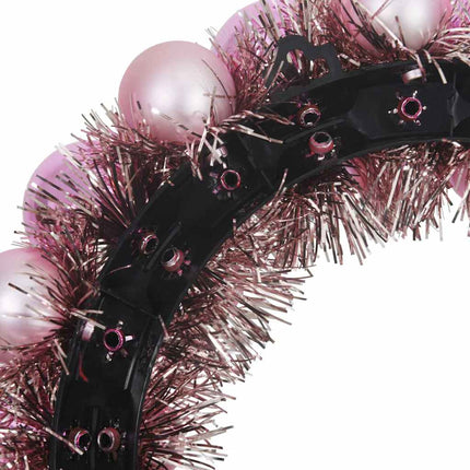 Kerstbal Kransen 2 St 33 X 33 X 7 Cm Polystyreen