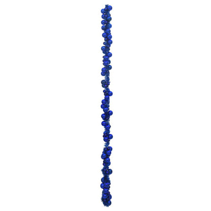 Kerstbal Guirlande Blauw 186 cm Polystyreen