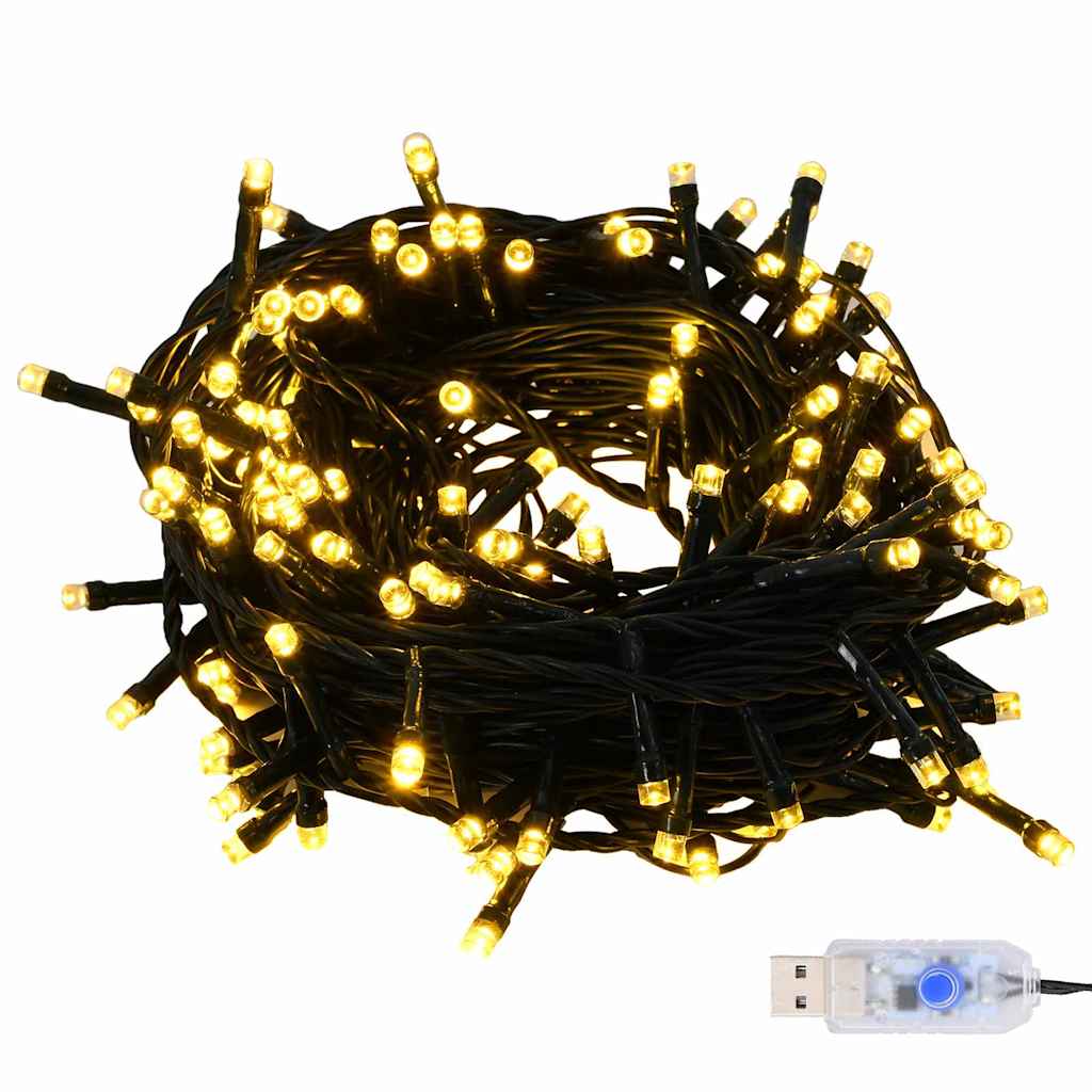 Kerstbal Set met 300 LED 120 pcs Rood Kunststof