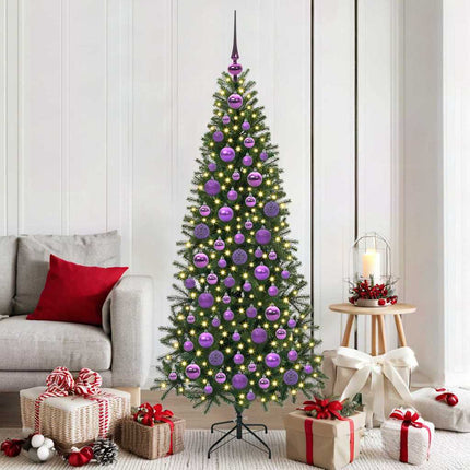 Kerstbal Set 61 St 150 Led's Warmwit Ø 6 Cm