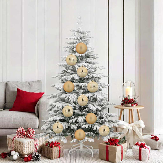 Kerstbal Set 9 pcs Goud Kunststof