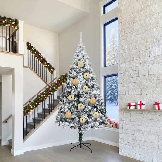 Kerstbal Set 4 pcs Goud Kunststof