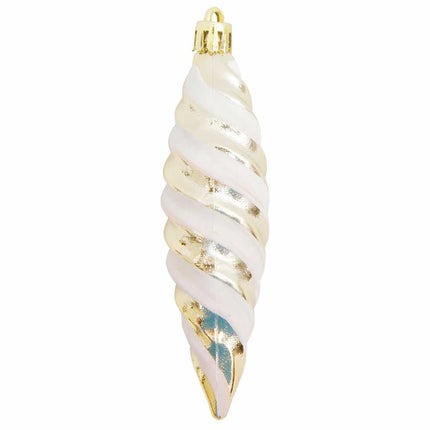 Kerst Spiralvorm Bal 40 St 3 X 11 Cm Kunststof