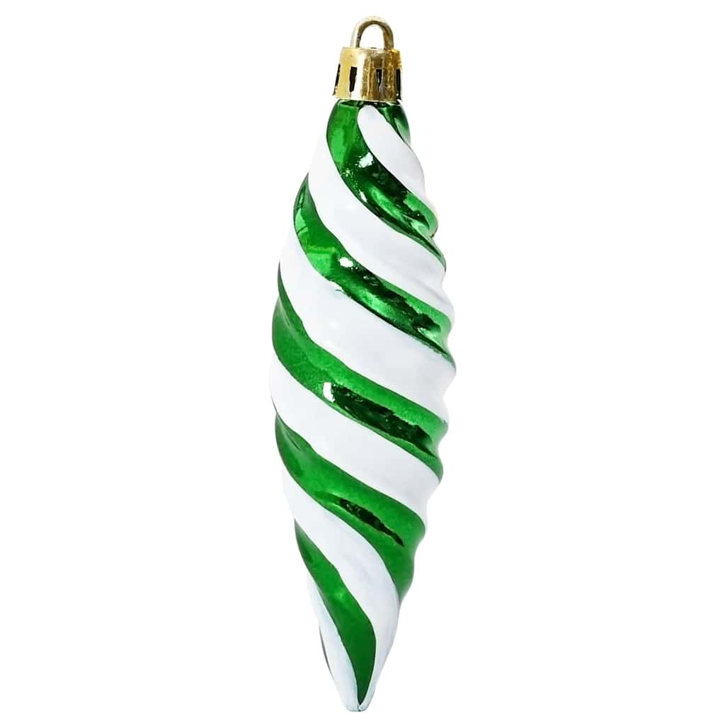Kerst Spiralvorm Bal 40 pcs Groen Kunststof