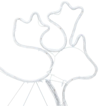 Kerstversiering 1224 Led's Multikleur 69 X 79 Cm Pvc