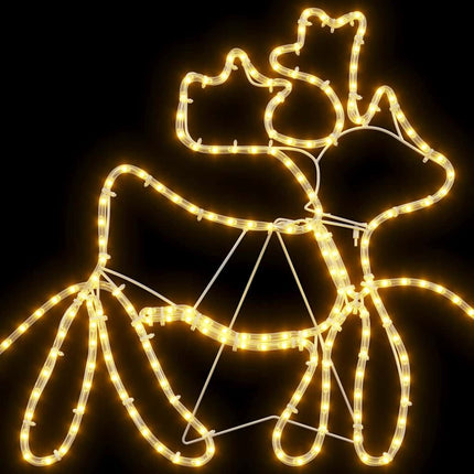 Kerstversiering 1224 Led's Multikleur 69 X 79 Cm Pvc