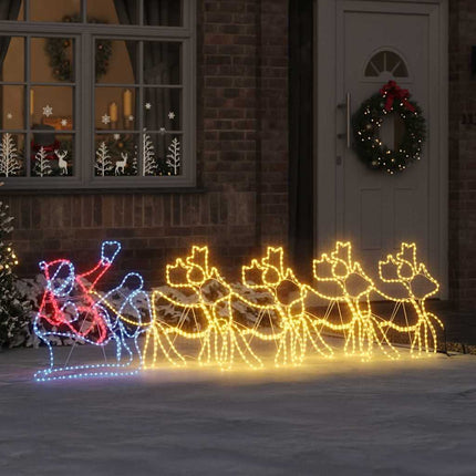 Kerstversiering 1224 Led's Multikleur 69 X 79 Cm Pvc