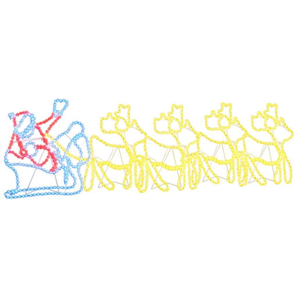 Kerstversiering 1224 Led's Multikleur 69 X 79 Cm Pvc