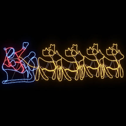 Kerstversiering 1224 Led's Multikleur 69 X 79 Cm Pvc