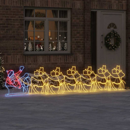 Kerstversiering 1224 Led's Multikleur 69 X 79 Cm Pvc