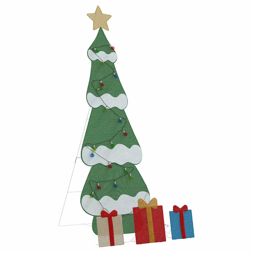 Verlichte Kerstboom met 3 Cadeau Dozen 2D Warm Wit 180 cm