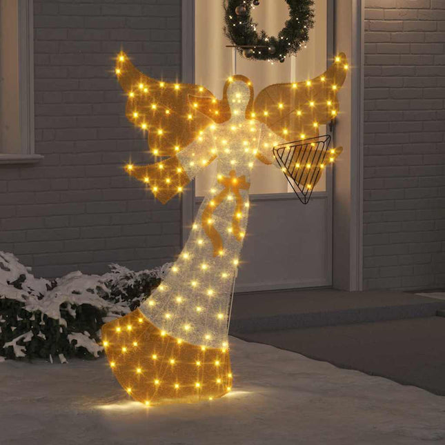 Verlichte Hoek Led's Warmwit 116 X 29 X 158.5 Cm Polyester