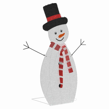Verlichte Sneeuwpop Familie 3 St Warmwit 56 X 80 Cm Polyester