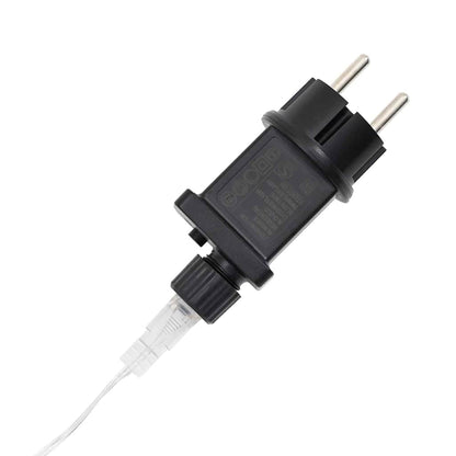 Verlichte Kerststal met 550 LED Multikleur 112 x 72 cm PVC