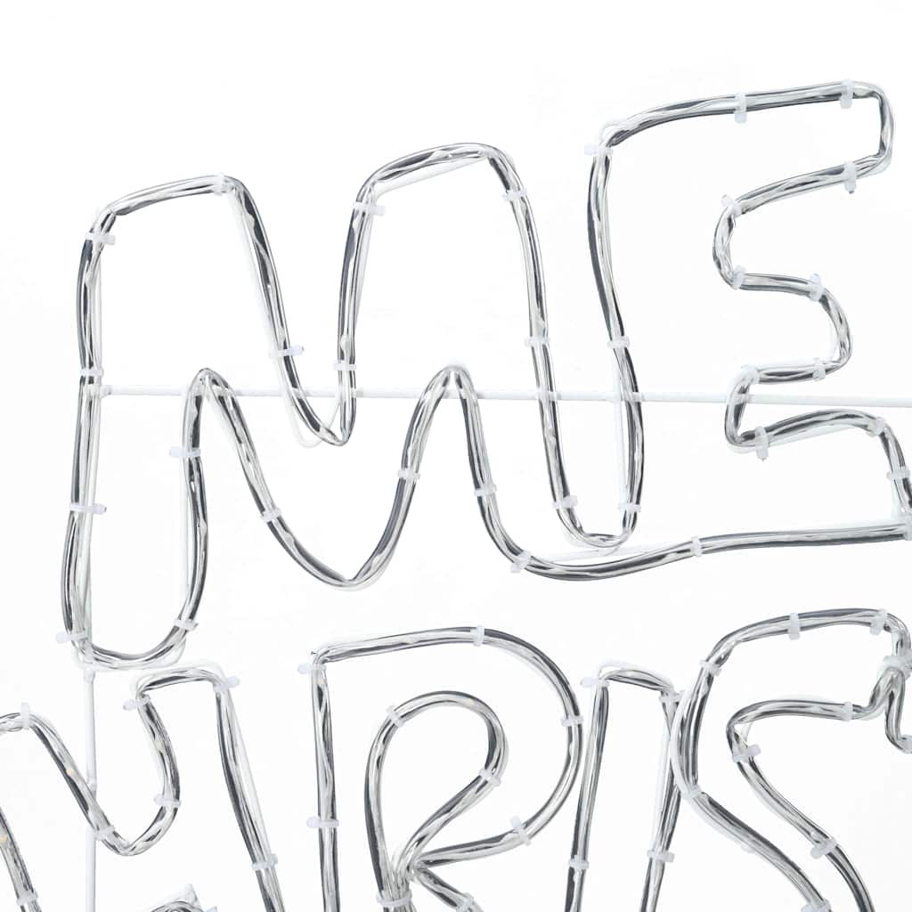 Kerstbord met 240 LED Multikleur 100 x 50 cm PVC