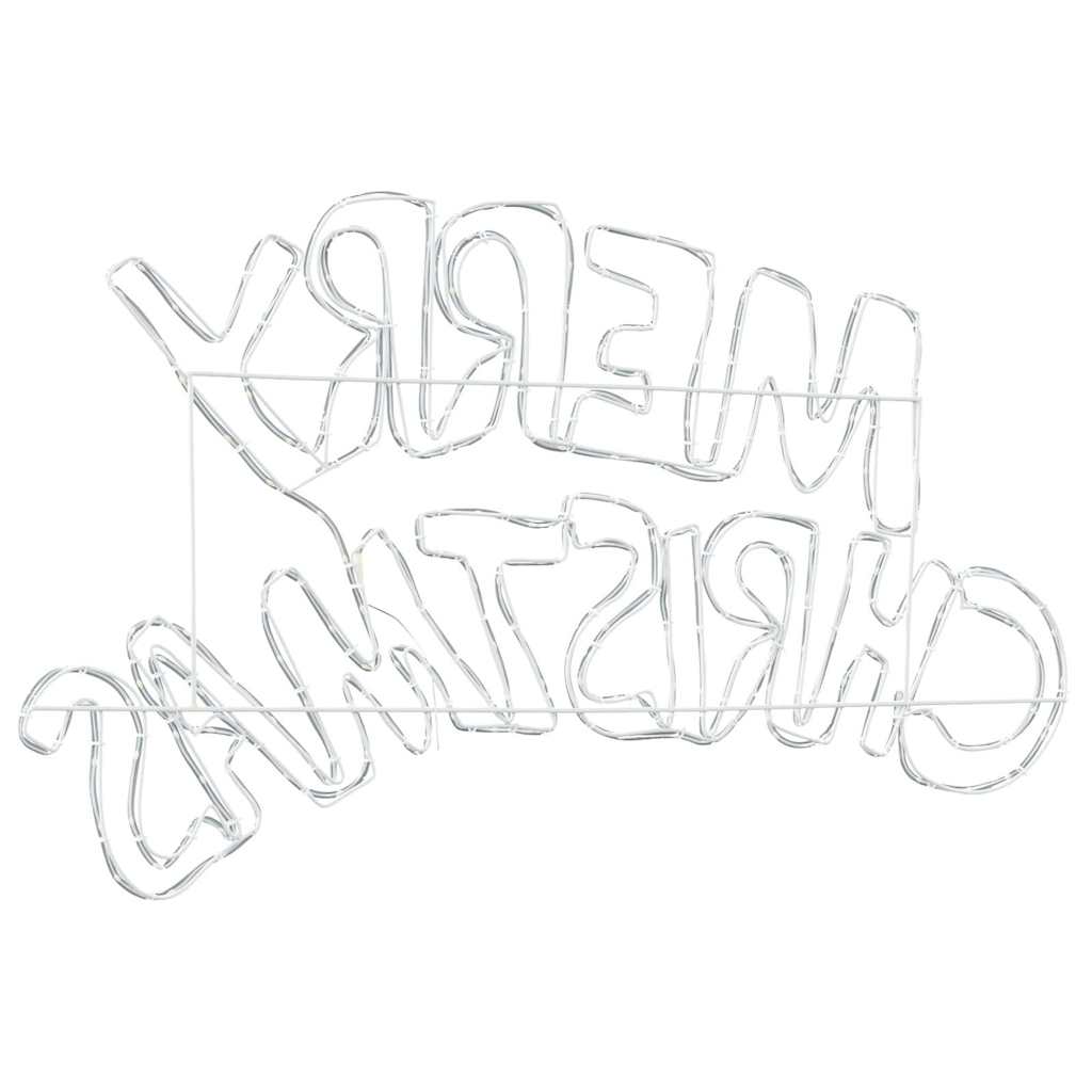 Kerstbord met 240 LED Multikleur 100 x 50 cm PVC