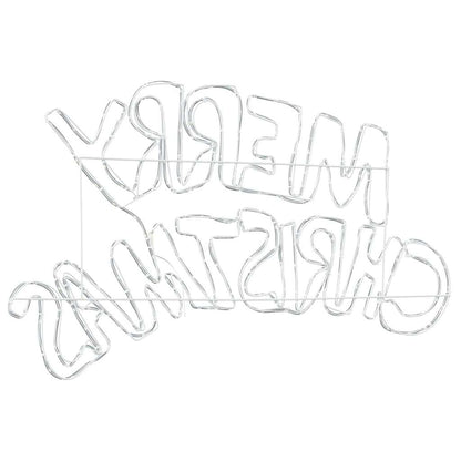 Kerstbord met 240 LED Multikleur 100 x 50 cm PVC