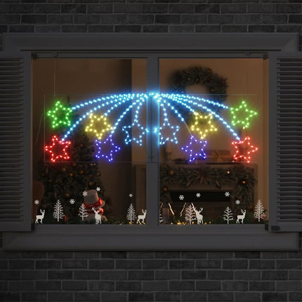 Kerstster 432 Led's Multikleur 182 X 58 Cm Pvc